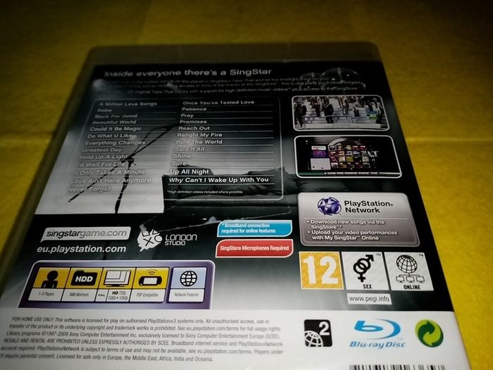 Singstar Take That PlayStation 3 Ps3 Games Original