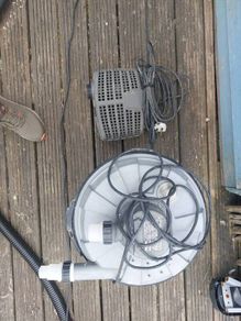 Hozelock  pond filter and Oase pump