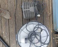 Hozelock  pond filter and Oase pump