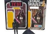 Star Wars Vintage ROTJ Darth Vader With Palitoy Kenner Cardbacks Complete 1983