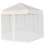 Hexagonal Pop-Up Marquee with 6 Sidewalls Cream White 3.6x3.1 m Image 6