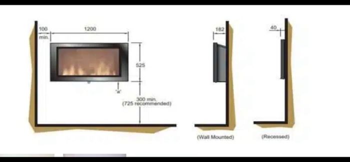 Dimplex SP16 optiflame wall mount electric fireplace