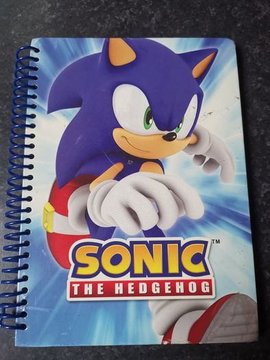 Sonic the hedgehog spiral. Notebook