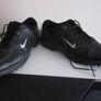 Nike Golf Shoes Black Heritage Cleat Spikes Leather S9.5 Image 2