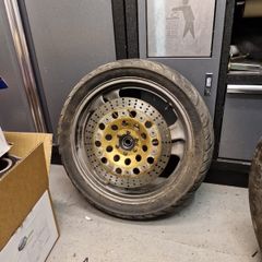 Honda Bros front wheel