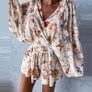 A set of chiffon tied top and shorts XS / L Image 3