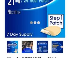 One month supply of 7 Patches anti Smokers