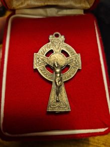 Vintage Celtic Cross Pendant