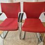 Brunner designer chrome fabric chairs Image 7