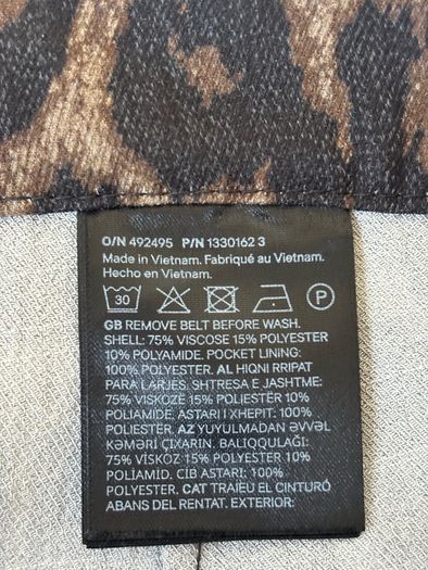 H&M Cheetah Print Trousers