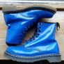 Dr Martens Blue Boots 1460W Size 6(39) Image 9