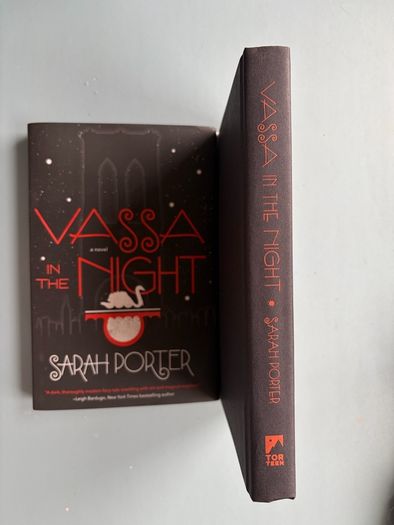 Vassa In The Night - Sarah Porter Signed First Edition Hardback Book Fiction