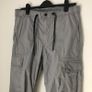 H&M Grey Cargo trousers Regular Fit Image 6