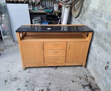 Solid White Oak Sideboard Granite top