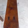 Set Of Two Antique French Solid oak Benches very sturdy  strong and solid Beautiful Patina Image 5