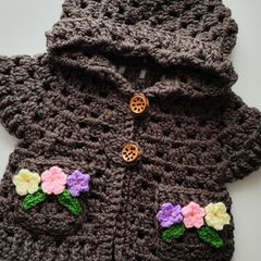 handmade baby sleeveless hoodie