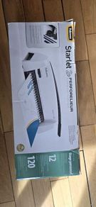 Fellowes Starlet 2+ Binding Machine - 12 Sheet Punch Capacity for A4 Documents - Manual Comb Binding Machine - 120 Sheet Binding Capacity - Ideal for Home Office