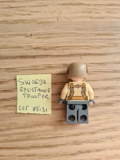 lego sw0698 resistance trooper, set star wars 75131