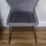 Set of 4 Velvet Dining Chairs (4 matching chairs different colour also available) Image 3