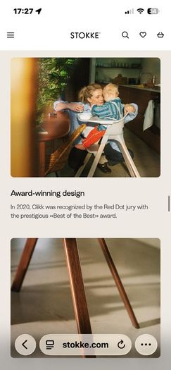 Stokke Highchair with cushion