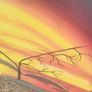 XL Acrylic Sunrise on stretched canvas Image 10