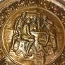 A pair of Early Twentieth Century Elpec Brass Chargers Image 6