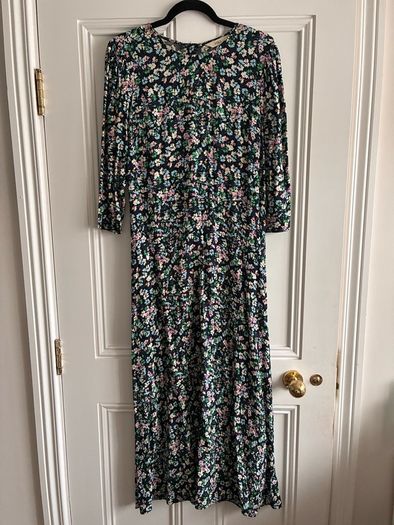 M&S Ditsy Floral Super Flattering Dress: Size 12