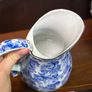 Blue and white ceramic jugs L/M/S Display pieces Image 6