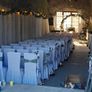 113 White Chair Covers 48 sage sashes Image 2