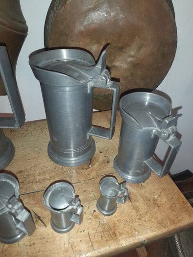 Graduated Pewter Measures 7