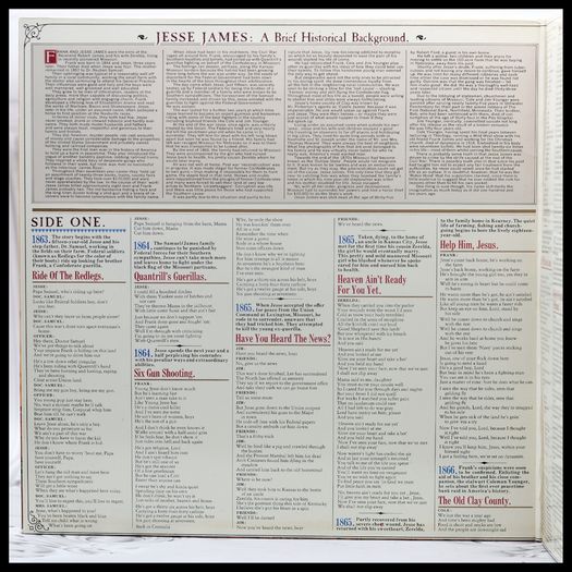 The Legend of Jesse James Vinyl Album - Various Artists
