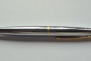 Cross ATX ballpoint pen chrome with gold accents