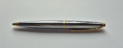 Cross ATX ballpoint pen chrome with gold accents