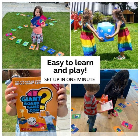 Giant Board Game for Children and Family, Outdoor Garden Entertainment Game