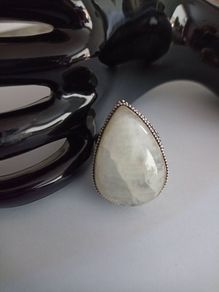Silver Gemstone Ring