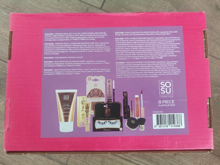 So su 8 piece glamour box