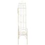 Garden Bench 122 cm Iron Antique White Image 4