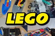 Lego City Bundle Police Boat Coat Guard Fishing Construction Loose with figures