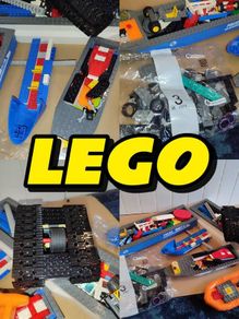 Lego City Bundle Police Boat Coat Guard Fishing Construction Loose with figures