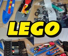 Lego City Bundle Police Boat Coat Guard Fishing Construction Loose with figures