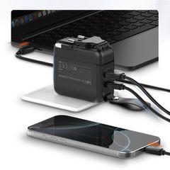 Ldnio 65w Gan 2 Port Travel Charger