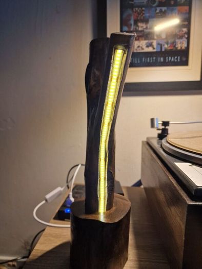 Hand crafted LED desk lamp