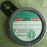 Vintage Irish Cyclemaster Motorcycle December 1961tax Disc & Holder Image 3