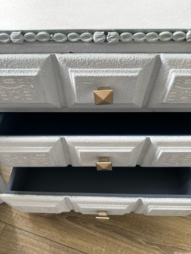 Up-cycled bedside lockers