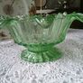 Green Art Glass Bowl Image 2