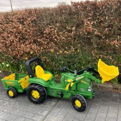 Rolly X-Trac John Deere 8400R with Loader & Trailer