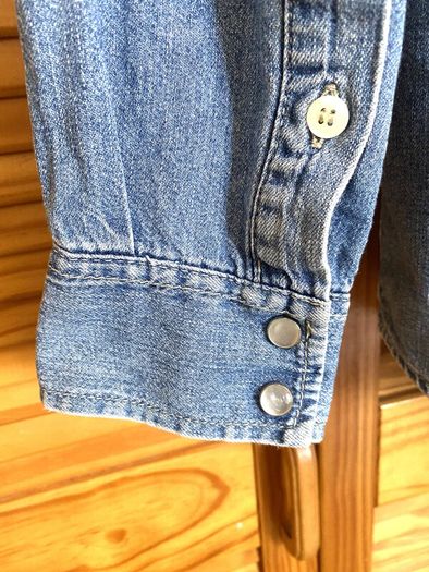 Vintage Cowboy Denim with stud buttons