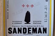 Vintage Sandeman Port half bottle label