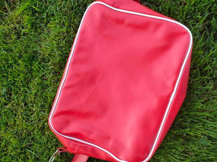 Panini.com 50th Anniversary football card collectors red satchel Postage included