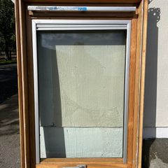 Velux roof window - timber frame
